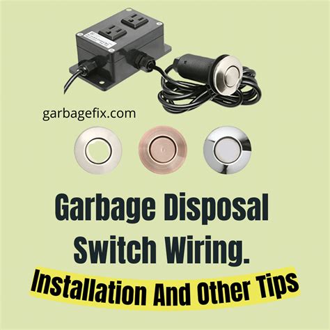 converting garbage disposal hardwire to junction box|garbage disposal switch wiring.